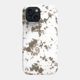 Brown bark and white cow texture - Tie-Dye Shibori Texture Phone Case