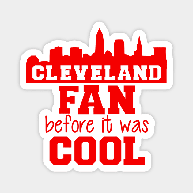 Cleveland Fan Magnet by LowcountryLove