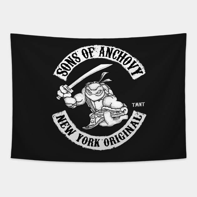 Sons Of Anchovy Ninja Turtles Tapestry Teepublic
