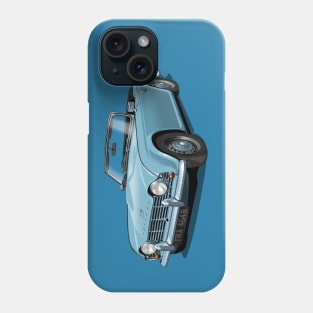 Triumph TR4 in powder blue Phone Case