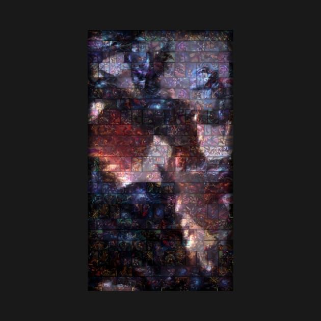 Ashe Mosaic Portrait 8 by nowtfancy