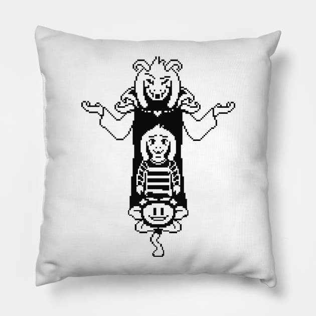 Asriel - Undertale Pillow by Raggdyman