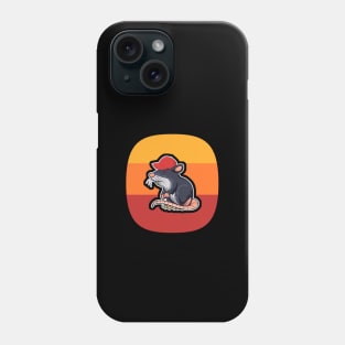 OK Plague Rat Red Hat Gradient Phone Case