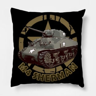 M4 Sherman WW2 American Medium Tank Pillow