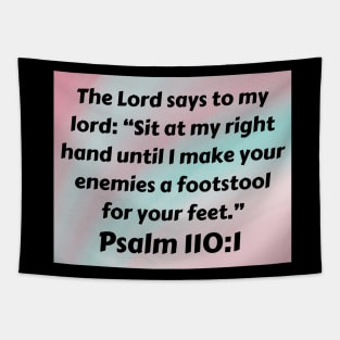 Bible Verse Psalm 110:1 Tapestry