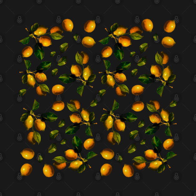 Lemon seamless pattern by shikita_a