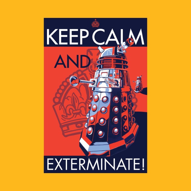 DALEK EXTERMINATE by Armadillo Hat