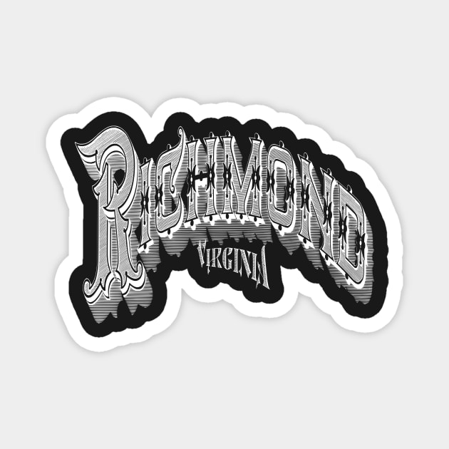 Vintage Richmond, VA Magnet by DonDota