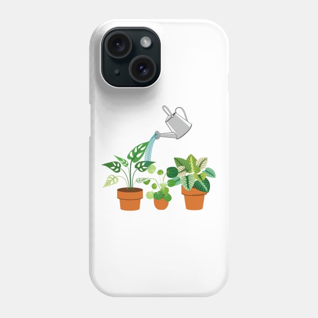 I Wet My Plants - Gardening Phone Case by Designoholic