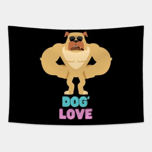 Love dog Tapestry