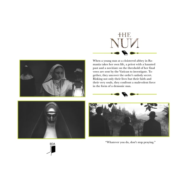 The Nun Synopsis Design by Black Door Apparel 