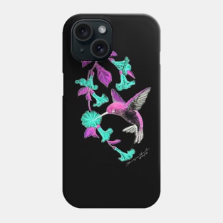 Neon Hummingbird - Fantasy Phone Case