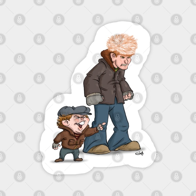 A Christmas Story Bullies Magnet by OptionJoe Art