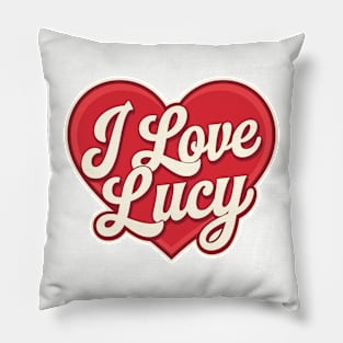 i love lucy Pillow