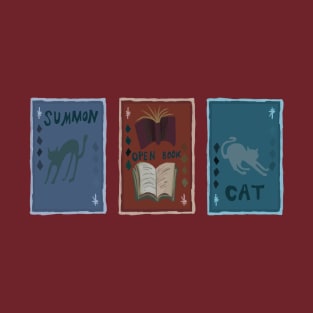 Open A BOOK summon a CAT T-Shirt