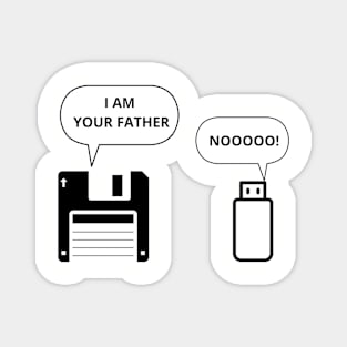 Funny USB Floppy Disk I am Your Father Magnet