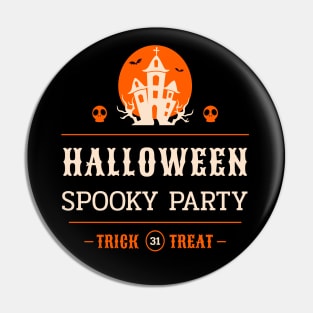 Halloween Spooky Party Trick Or Treat Pin