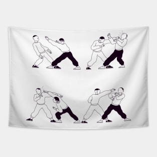 Slap Boxing Tapestry