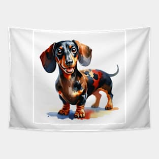 Dachshund Watercolor - Beautiful Dog Tapestry