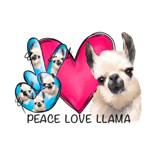 Peace Love Llama T-Shirt