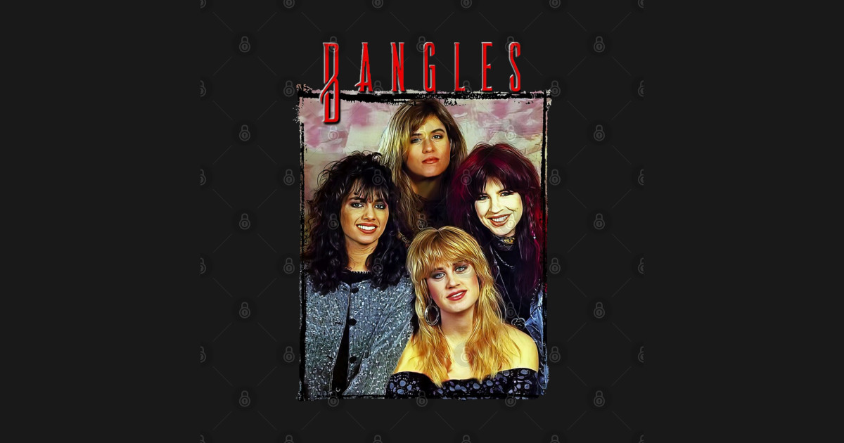 Pop rock//Aesthetic art for fans - The Bangles - T-Shirt | TeePublic