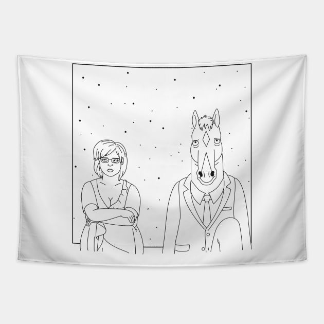 Bojack horseman tapestry hot sale