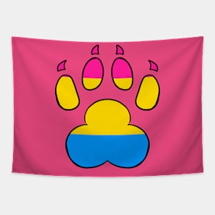 LGBTQ+ Paw Print Flags Tapestry