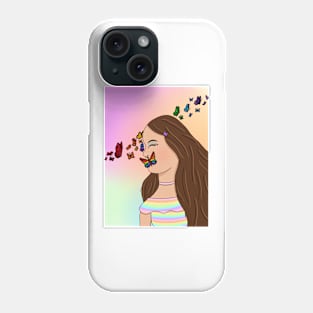 Butterfly Girl Phone Case