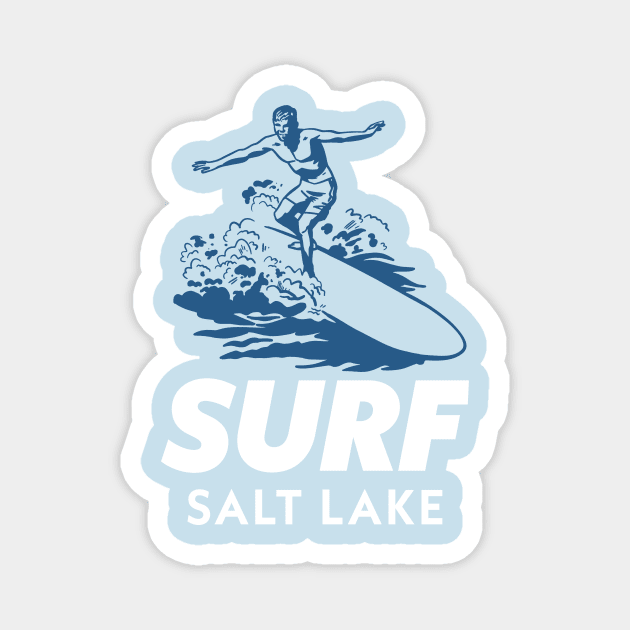 Surf Salt Lake Magnet by sombreroinc