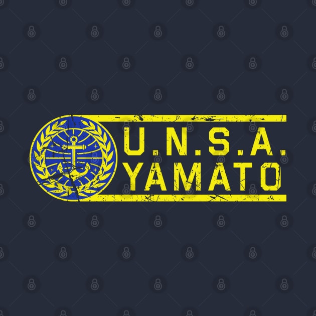 UNSA Yamato Crew Weathered by PopCultureShirts