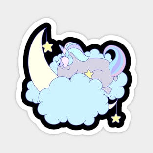 Cute Kawaii Unicorn Sleeping Magnet