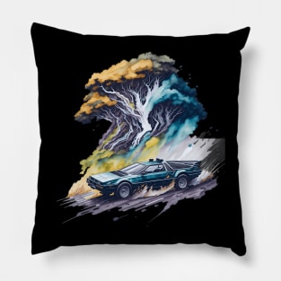 Summer Art DMC DeLorean Pillow