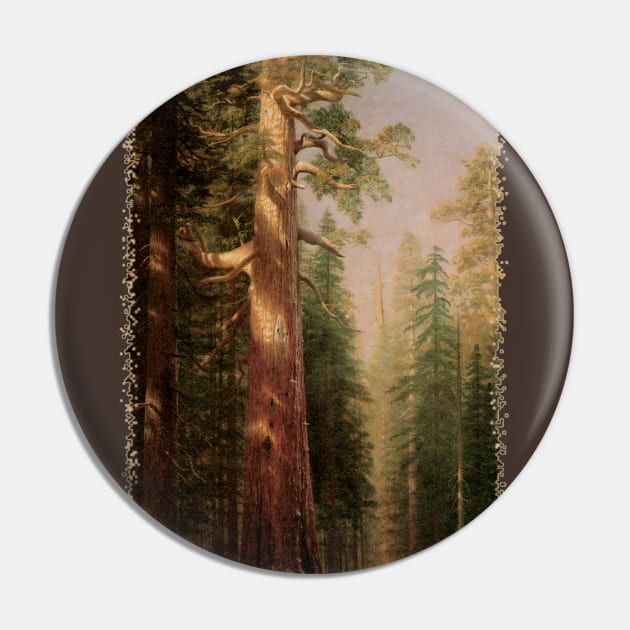 Redwood Trees by Albert Bierstadt Pin by MasterpieceCafe