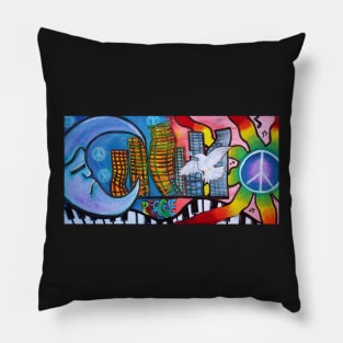 Peaceful City Pillow