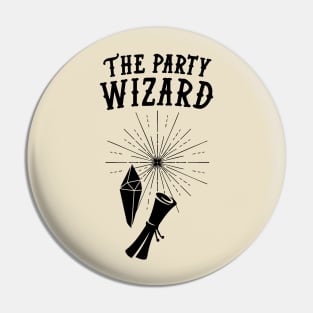 Wizard Dungeons and Dragons Team Party Pin