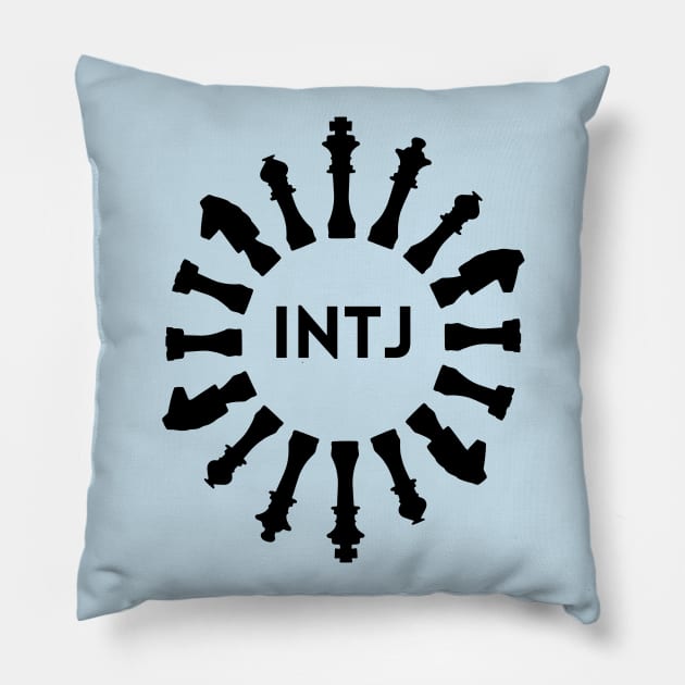 INTJ Pillow by James Zenrex