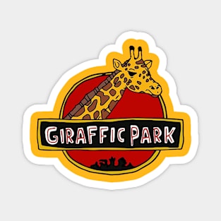 giraffic park Magnet