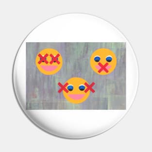 The Three Wise Emojies II Pin