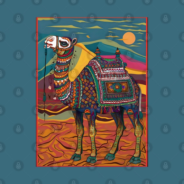 Decorated rajasthani camel by Spaceboyishere