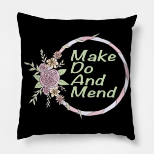 Make do and mend sewing Pillow