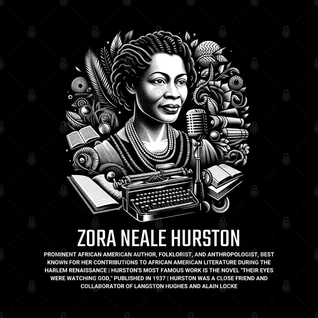 Zora Neale Hurston by UrbanLifeApparel