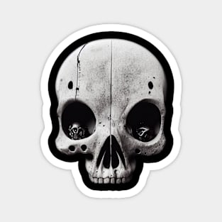 Surreal Alien Skull Artwork, Species Artwork Magnet