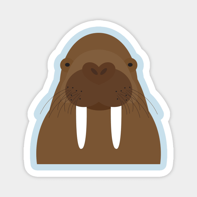 Walrus Magnet by creativemonsoon