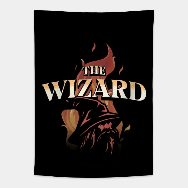 The Wizard - RPG Gamer Tapestry by Issho Ni