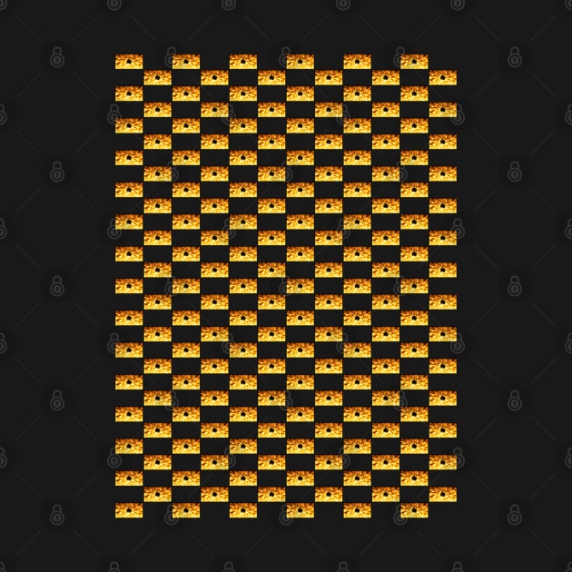 Supernova - Orange-Yellow Pattern by The Black Panther