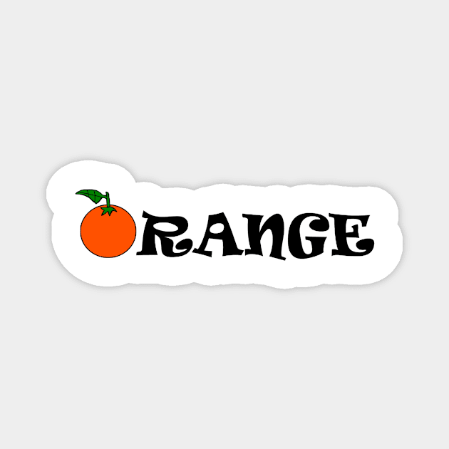 Orange Magnet by Simple D.