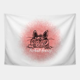 Simply Feline Text with Furball Tapestry