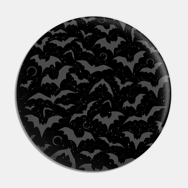 Bats Attack, Goth Pattern, Halloween, flying bats, horror sticker, gothic design Pin by SSINAMOON COVEN