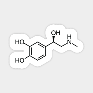 Adrenaline/Epinephrine Chemistry Molecule Structure Magnet