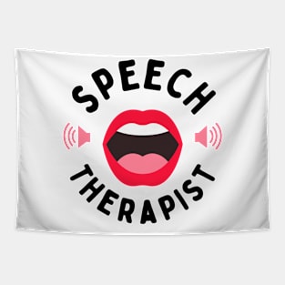 Funny Speech Therapist SLP Design Tapestry